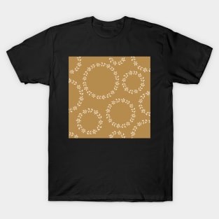 Caramel floral wreath T-Shirt